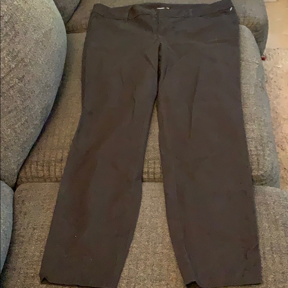 Grey ankle pants old navy
